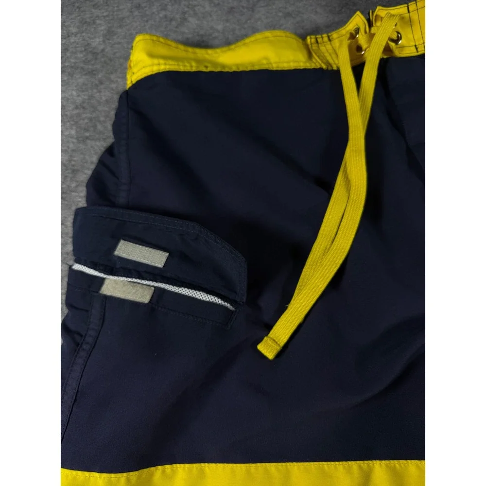 Knights Apparel Michigan Wolverines Swim Trunks Mens LG Navy Blue Board Shorts